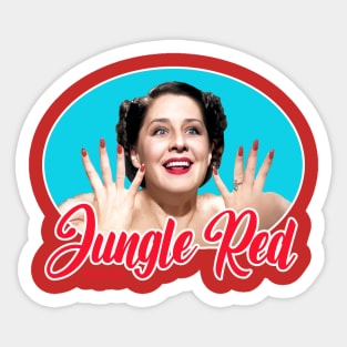 Jungle Red Sticker